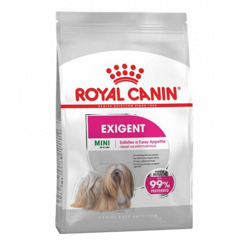 غذای سگ نژاد کوچیک بدغذا اگزیجنت رویال کنین royal canin mini exigent